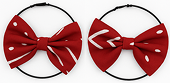 Boucles d’oreilles Rouge « Dakar »