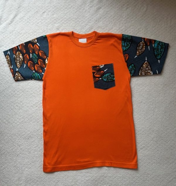 T-shirt Wax Orange « Sama Poche » – Image 2