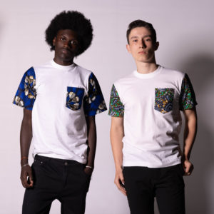T-shirt Wax Blanc « Sama Poche »