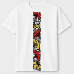 T-shirt blanc wax kharite
