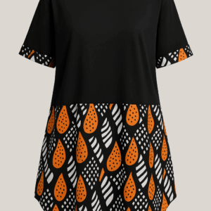 T-shirt black femme