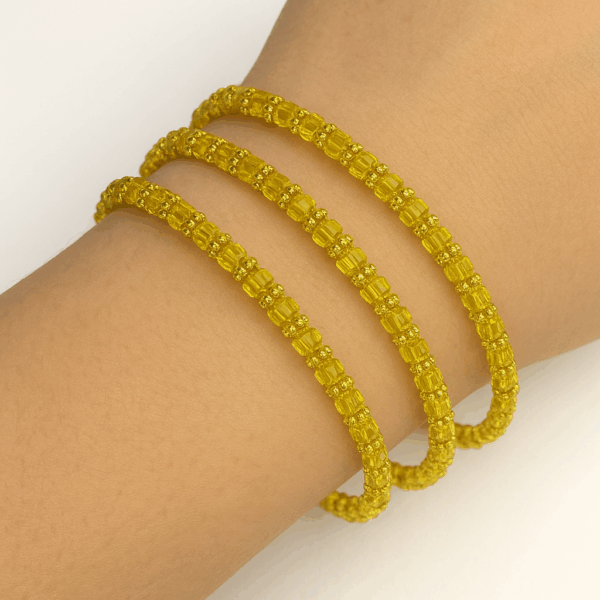 Bracelet Jaune « Lulu »
