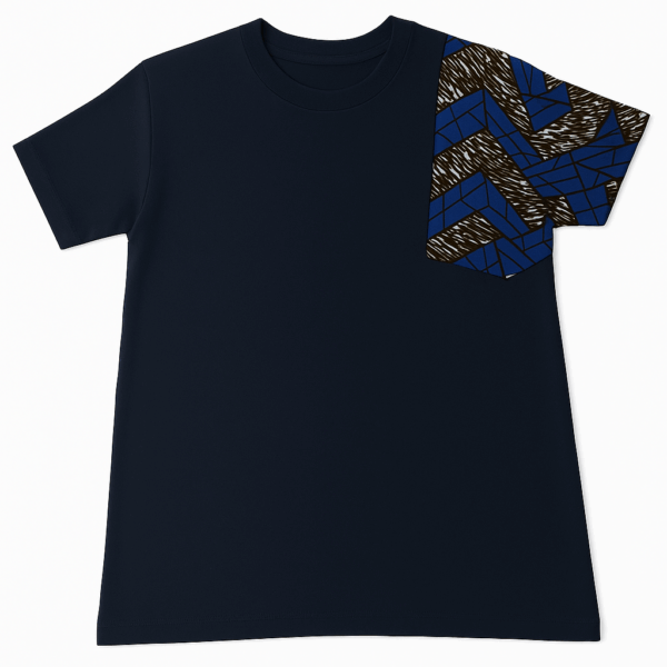 T-shirt Wax Noir Océan