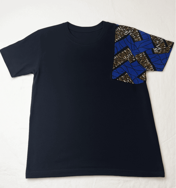 T-shirt Wax Noir Océan – Image 2
