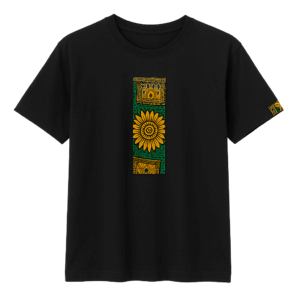 T-shirt Wax Noir Soleil Levant