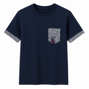 T-shirt Wax noir poche