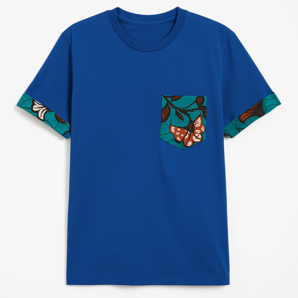 T-shirt Wax Bleu Rêve bleu
