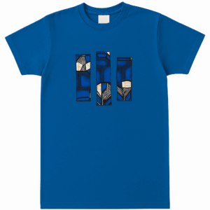 T-shirt Wax Bleu « Bokk »