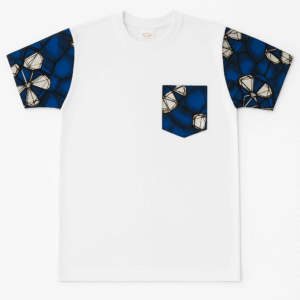 T-shirt Wax Blanc « Sama Poche »